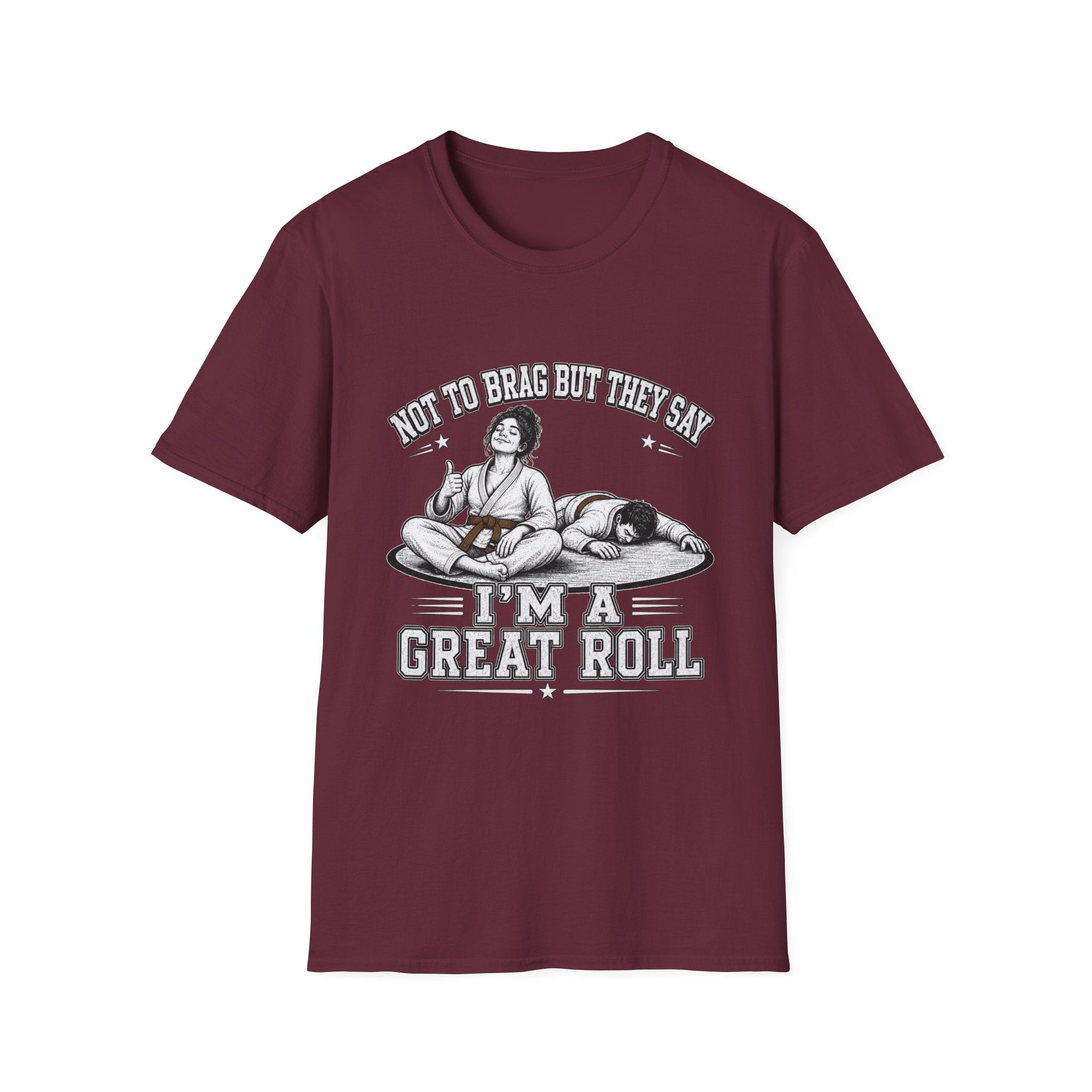 Not to brag W Brown Belt T-Shirt