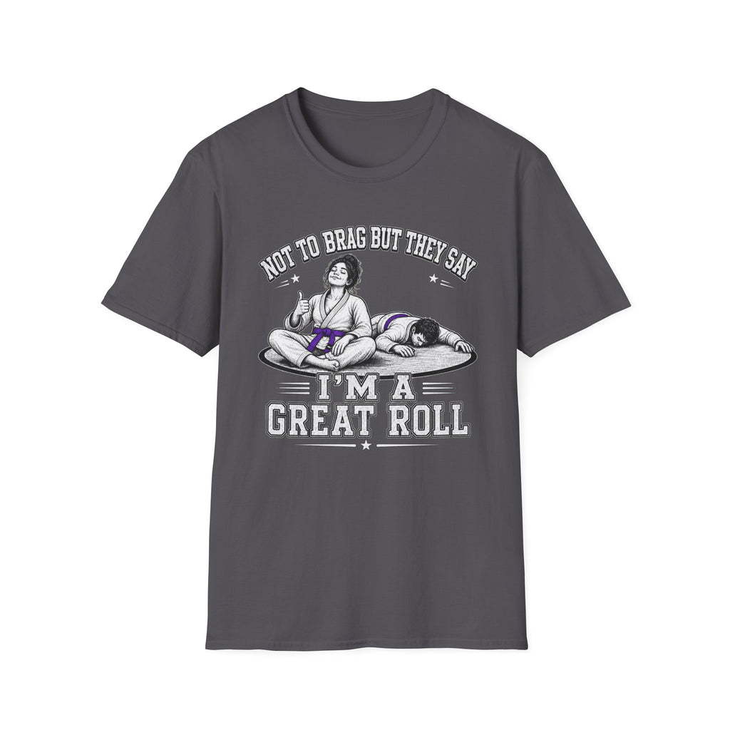Not to brag W Black Belt T-Shirt