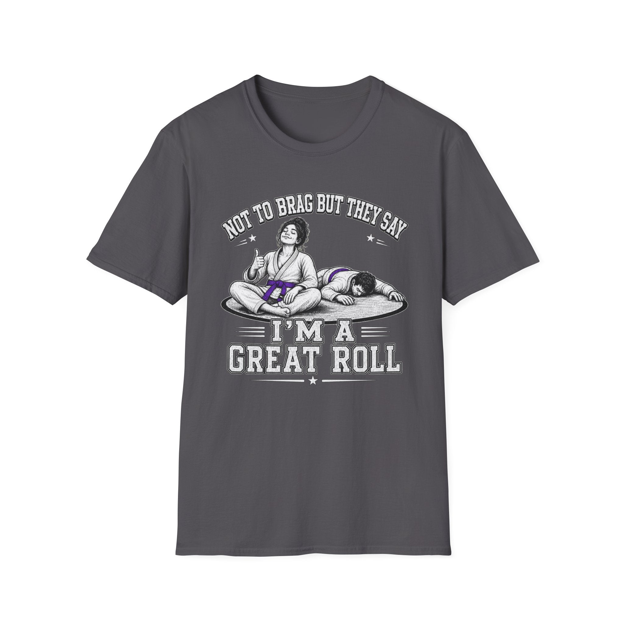 Not to brag W Black Belt T-Shirt