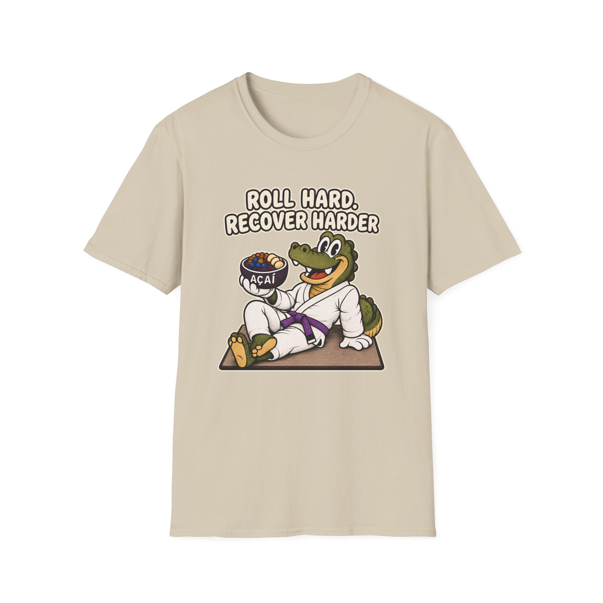 Roll Hard Purple Belt T-Shirt