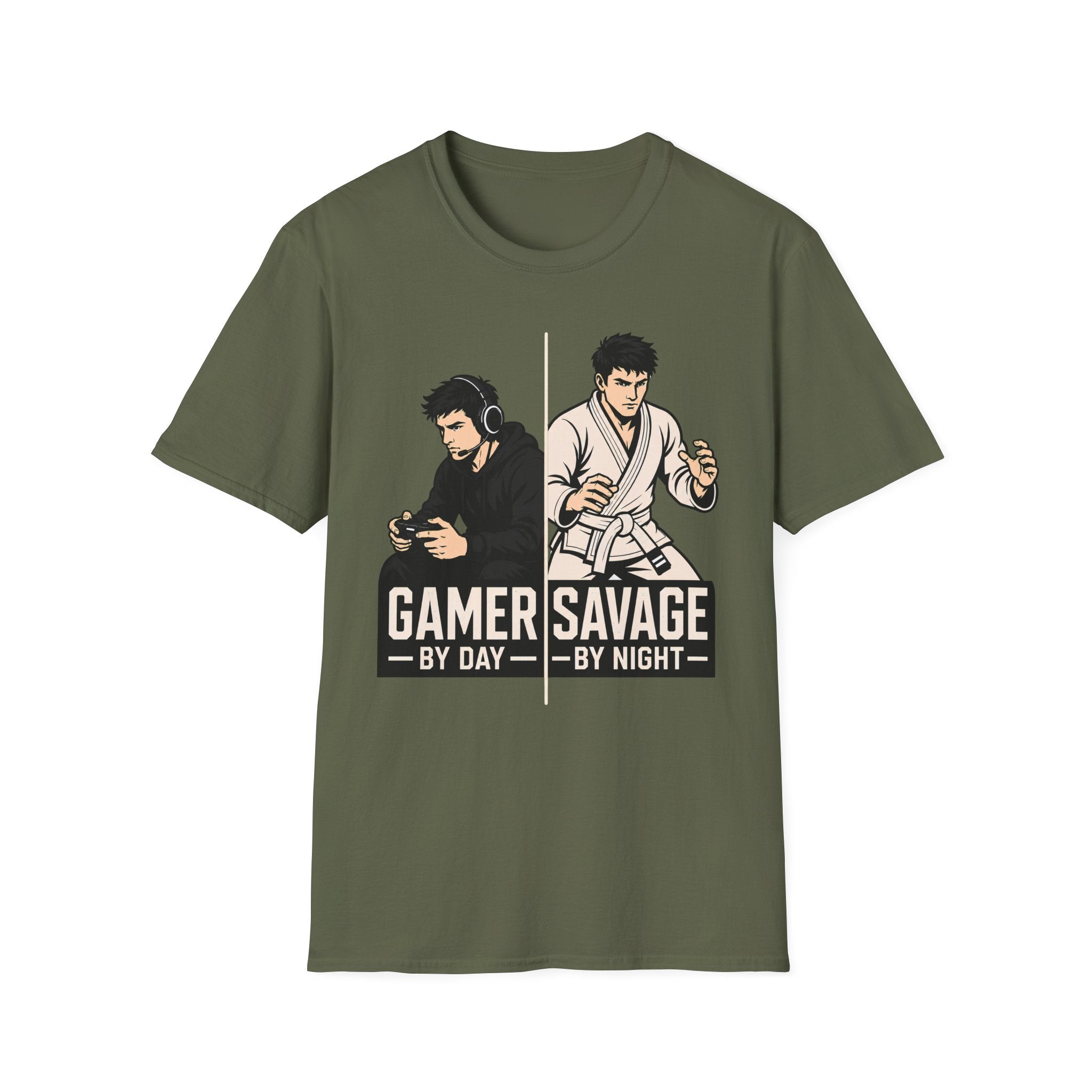 Gamer by Day White Belt T-Shirt