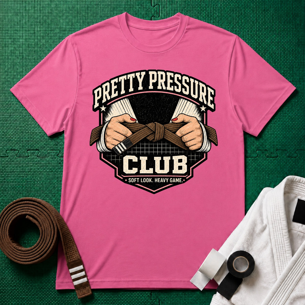 Pretty Pressure Brown Belt T-Shirt