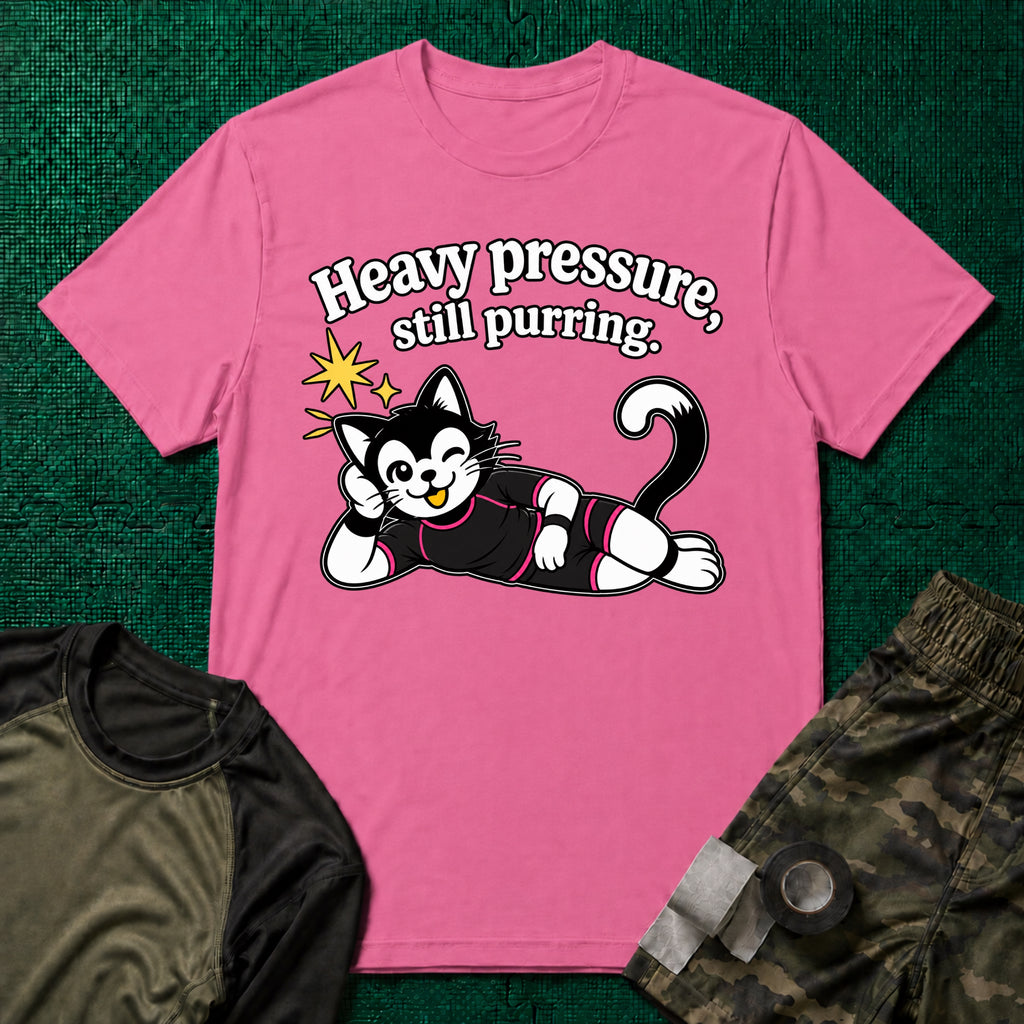 Still Purring No-Gi T-Shirt in Azalea