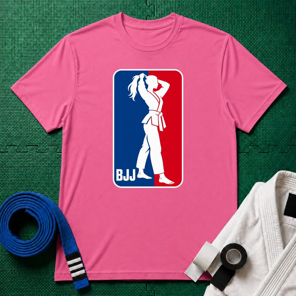 BJJ Woman T-Shirt, Azalea