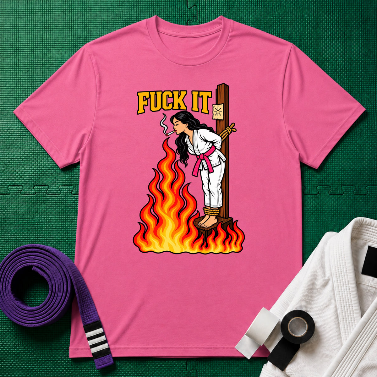 F*ck It T-Shirt (Design 3), Azalea