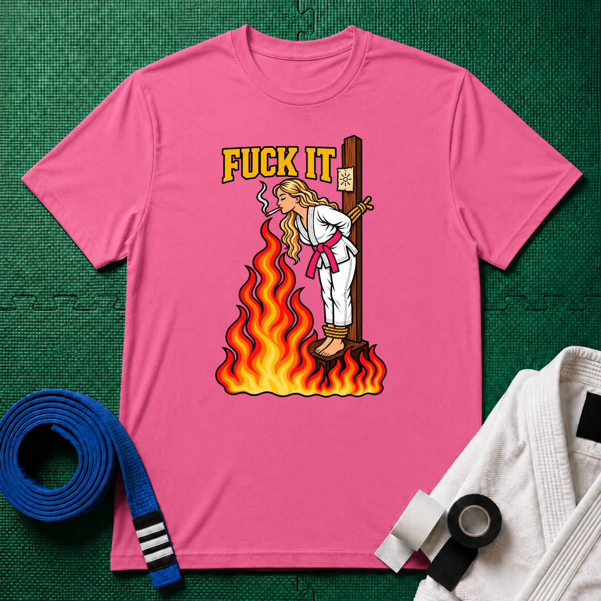 F*ck It T-Shirt (Design 2), Azalea