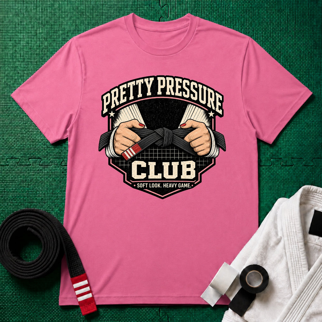 Pretty Pressure Black Belt T-Shirt