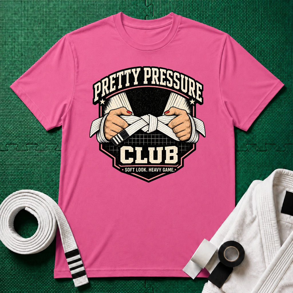 Pretty Pressure White Belt T-Shirt