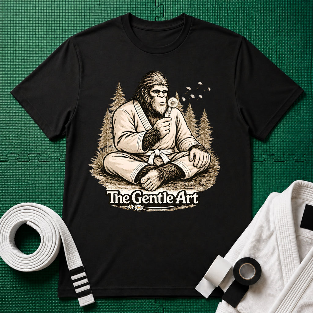 Bigfoot Dandelion White Belt T-Shirt