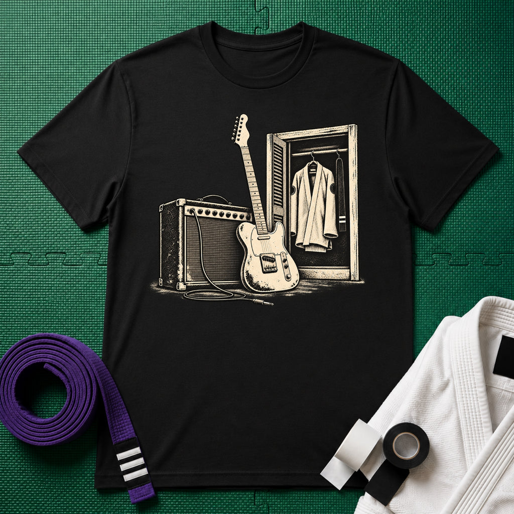 Guitar & Gi T-Shirt, Black