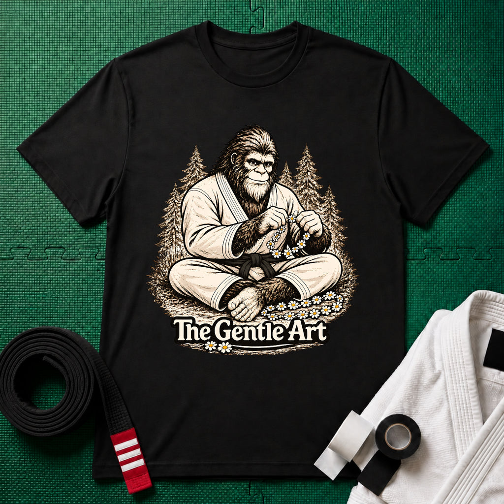 Bigfoot Daisy Black Belt T-Shirt