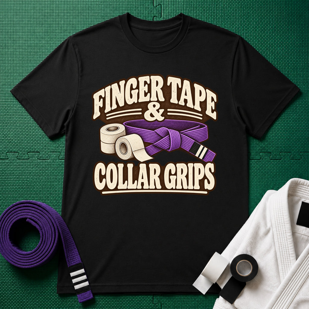 Finger Tape Purple Belt T-Shirt