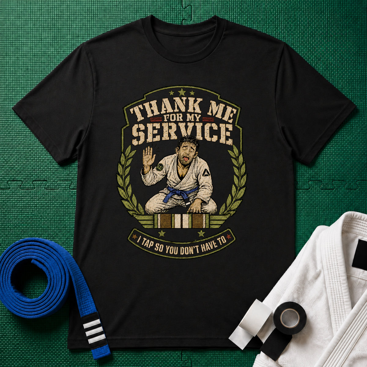 Thank me Blue Belt T-Shirt