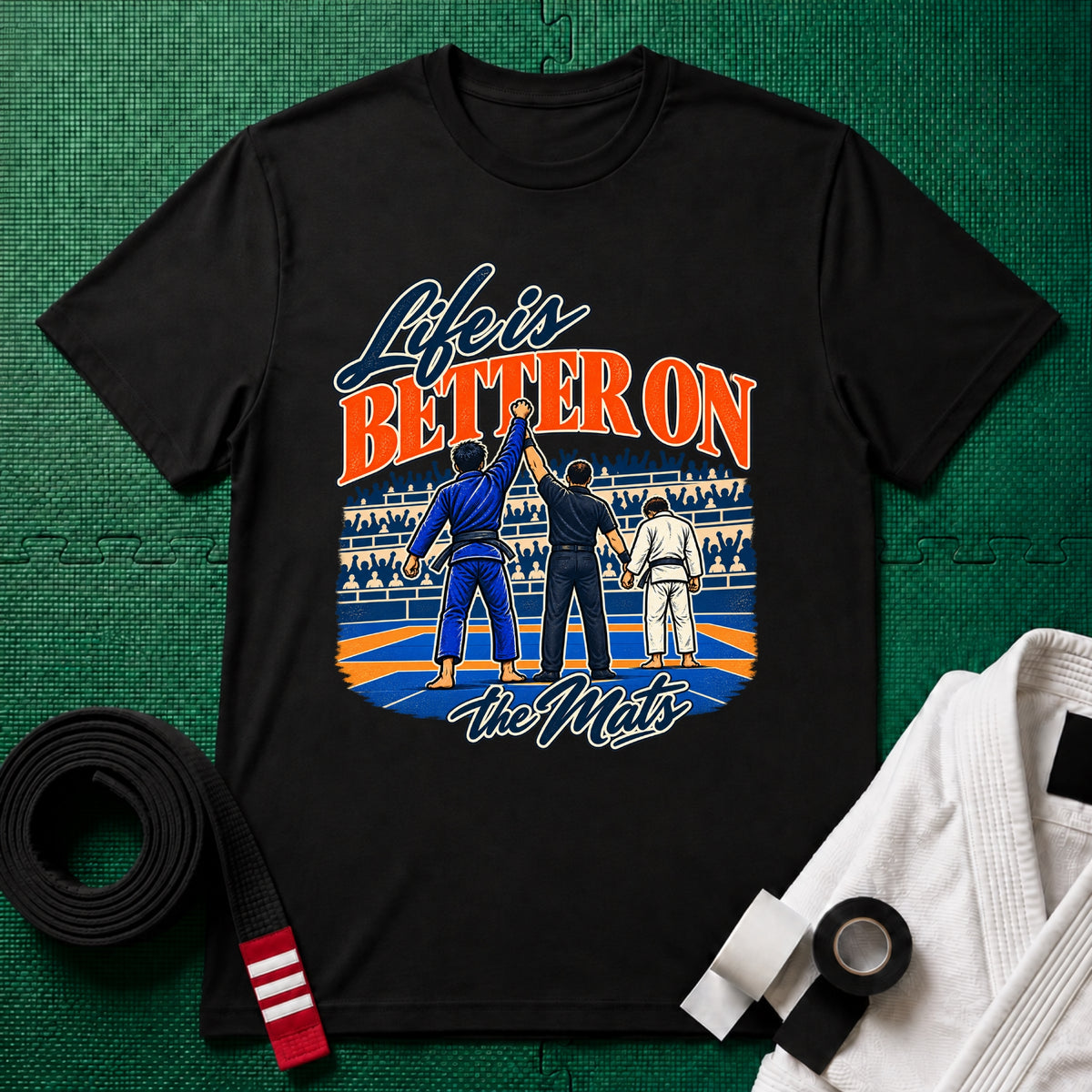 Life is Better T-Shirt in Black