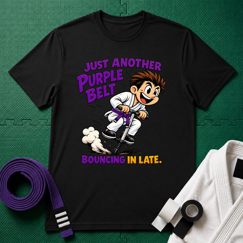 Bouncing Purple Belt T-Shirt