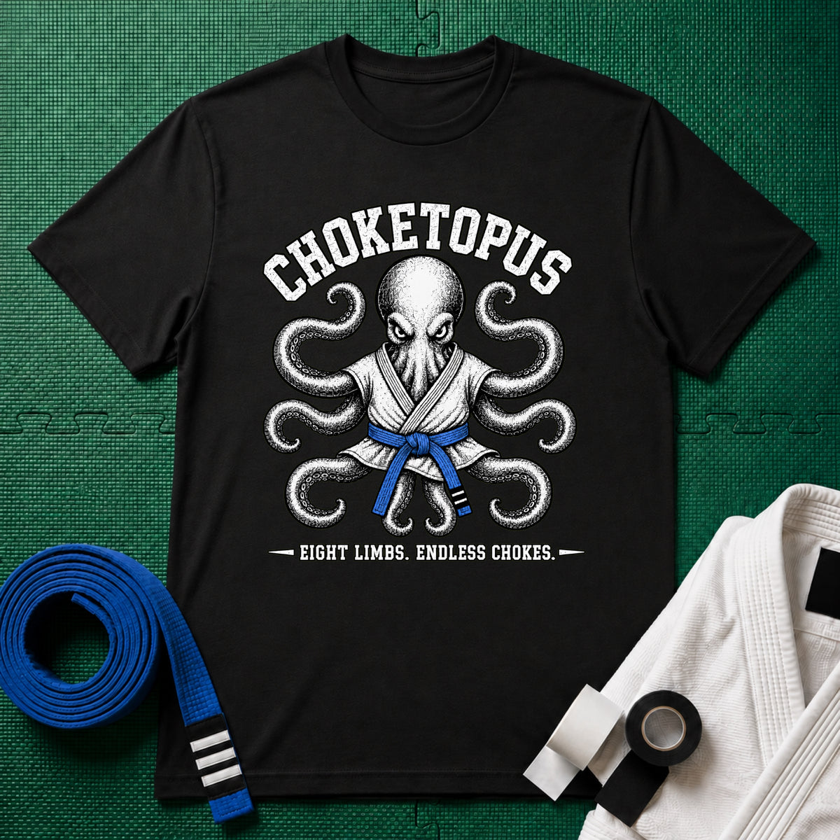 Choketopus Blue Belt T-Shirt