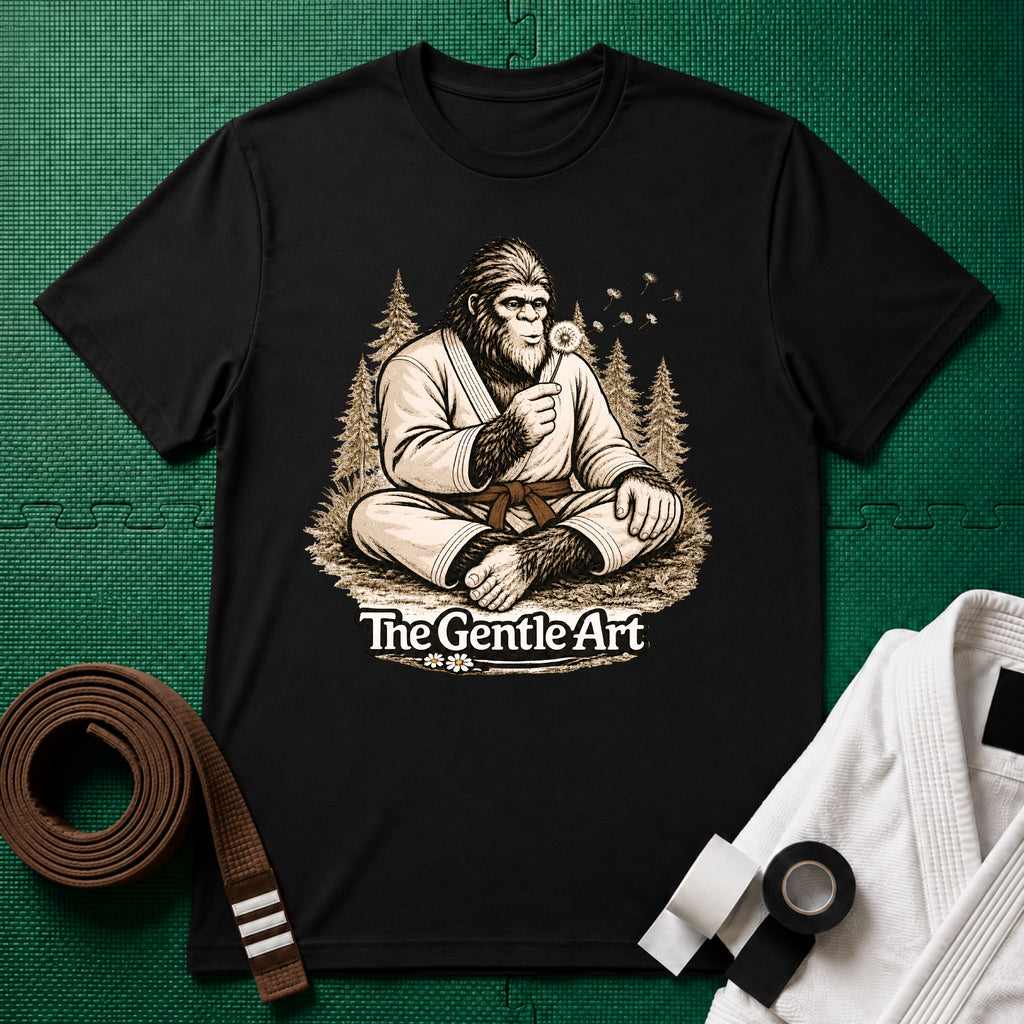 Bigfoot Dandelion Brown Belt T-Shirt