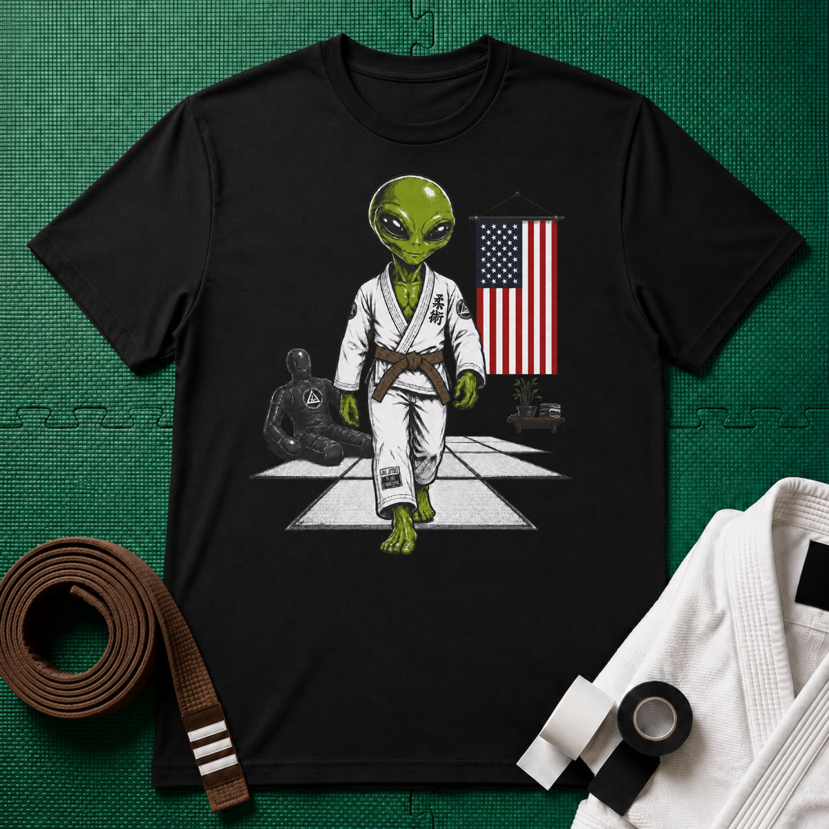 Alien Gym Brown Belt T-Shirt