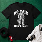 No Hair Don't Care T-Shirt, Black