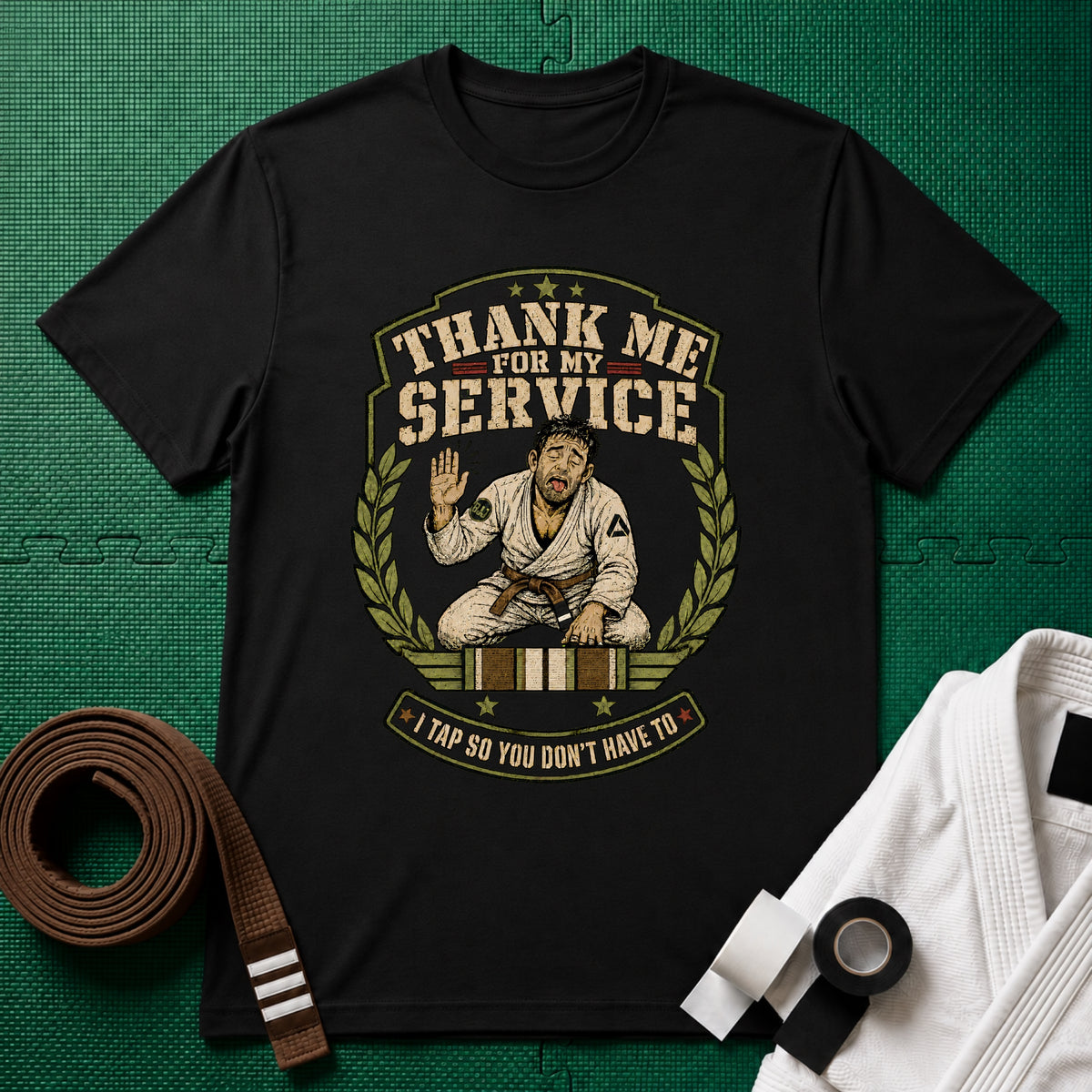 Thank me Brown Belt T-Shirt