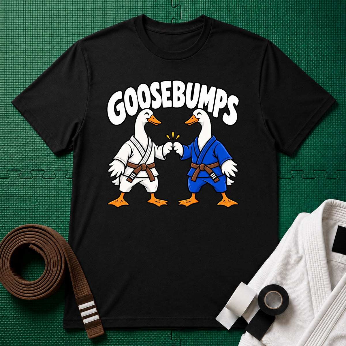Goosebumps Brown Belt T-Shirt