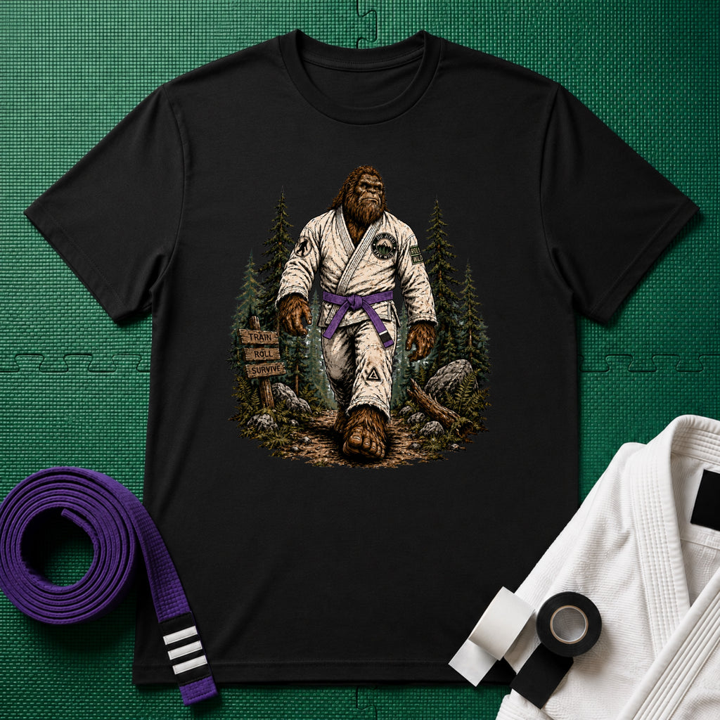 Bigfoot Forest Purple Belt T-Shirt