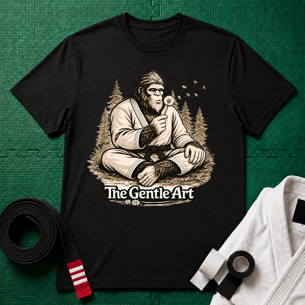 Bigfoot Dandelion Black Belt T-Shirt