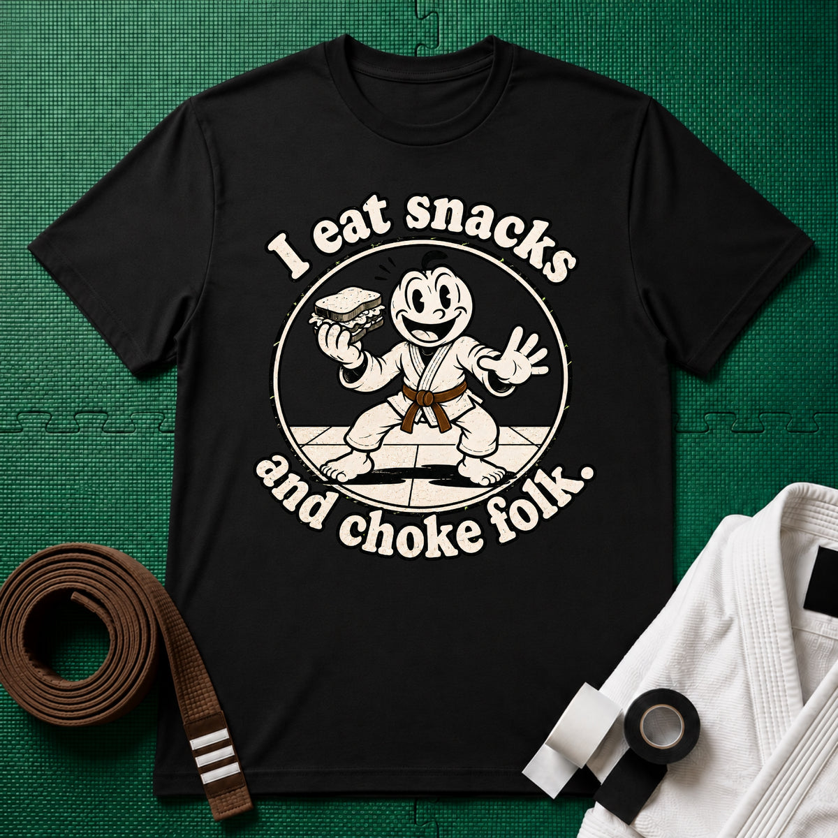 Choke Folk Brown Belt T-Shirt