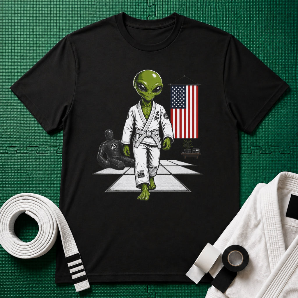 Alien Gym White Belt T-Shirt