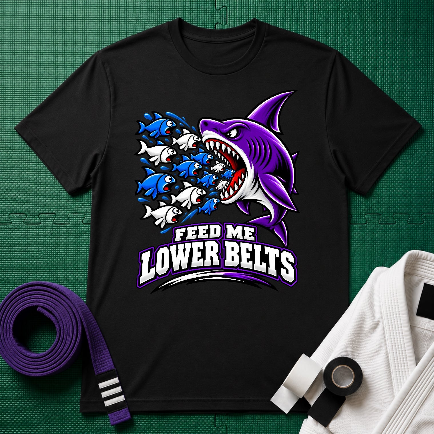 Feed Me Purple Belt T-Shirt