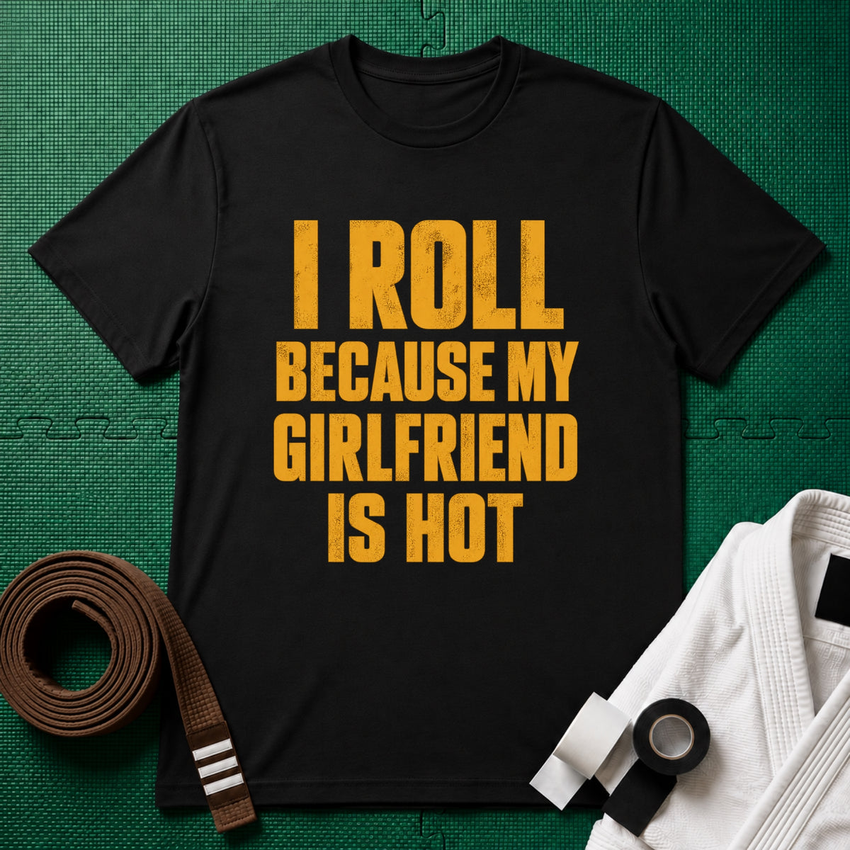 Hot Girlfriend T-Shirt in Black