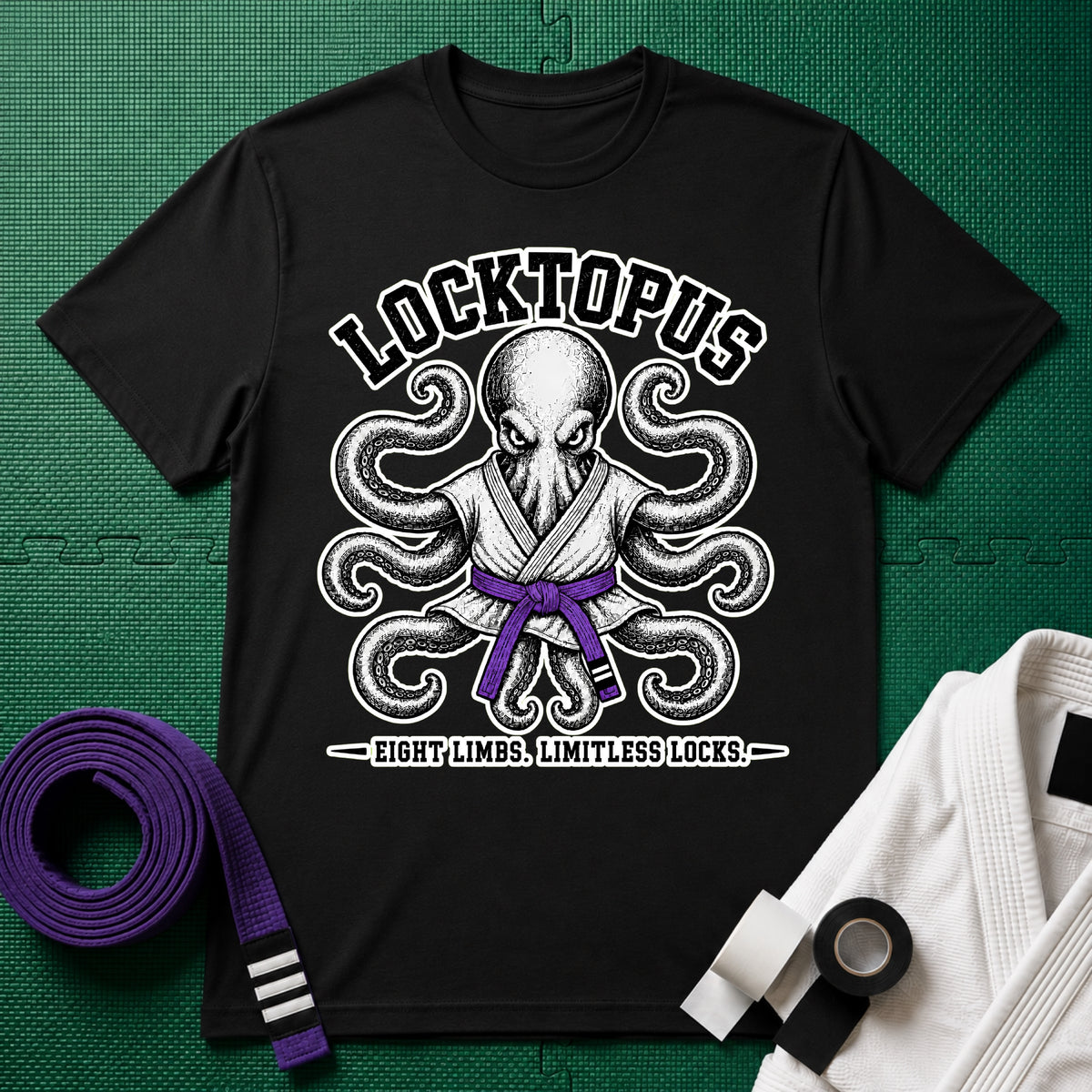 Locktopus Purple Belt T-Shirt