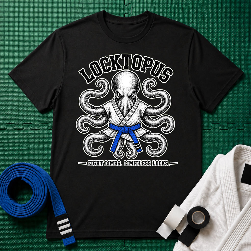 Locktopus Blue Belt T-Shirt