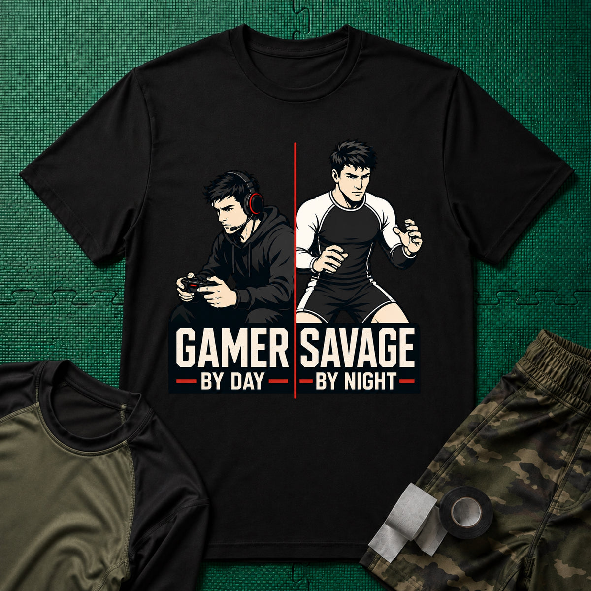 Gamer by Day No Gi T-Shirt