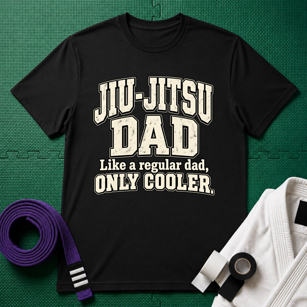 Jiu-Jitsu Dad T-Shirt in Black