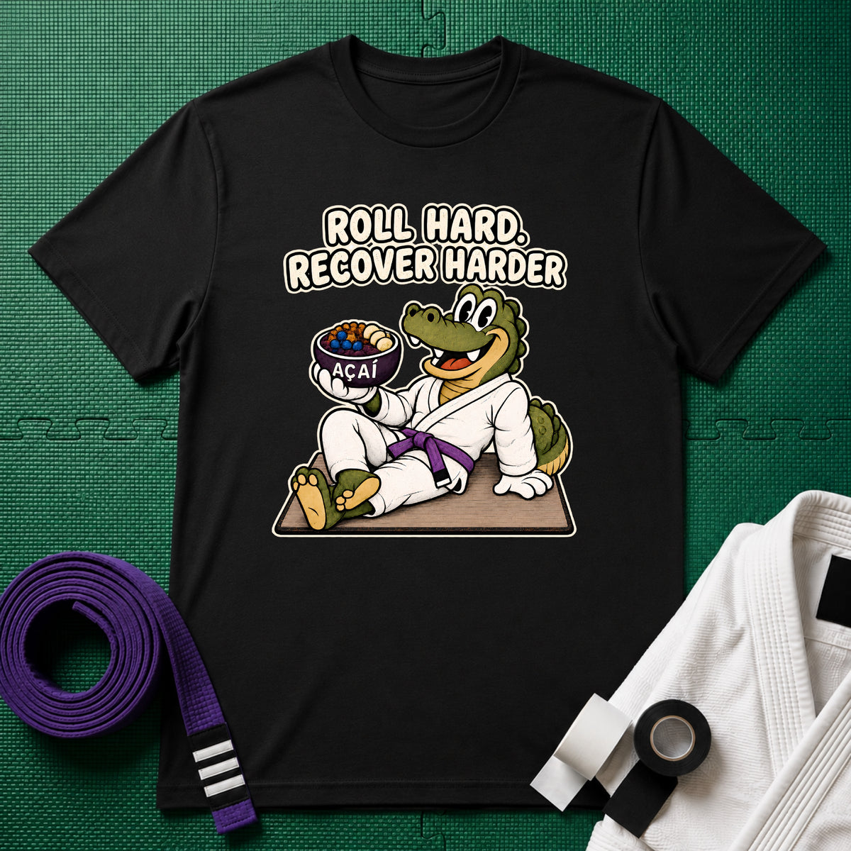Roll Hard Purple Belt T-Shirt