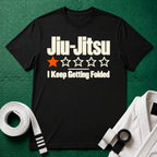 Jiu-Jitsu 1-Star Review T-Shirt, Black