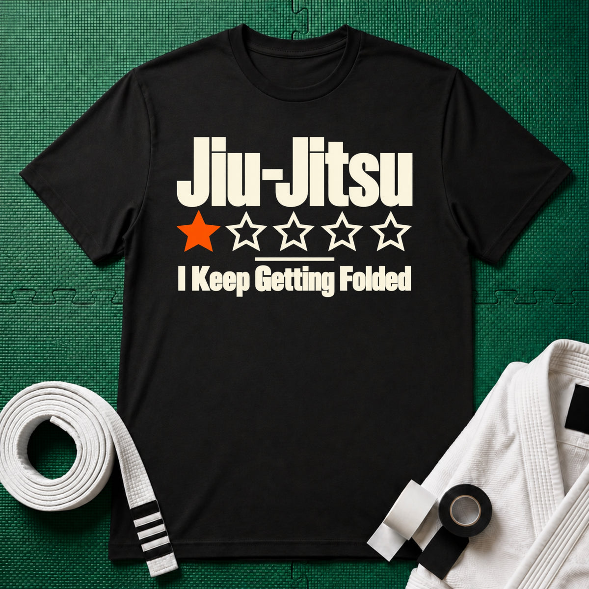 Jiu-Jitsu 1-Star Review T-Shirt, Black