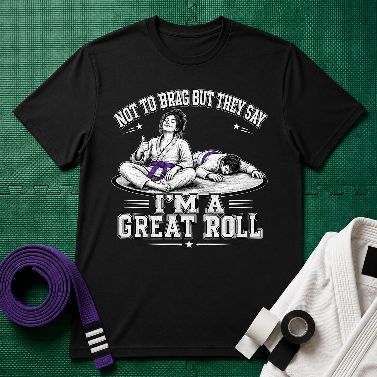Not to Brag W Purple Belt T-Shirt