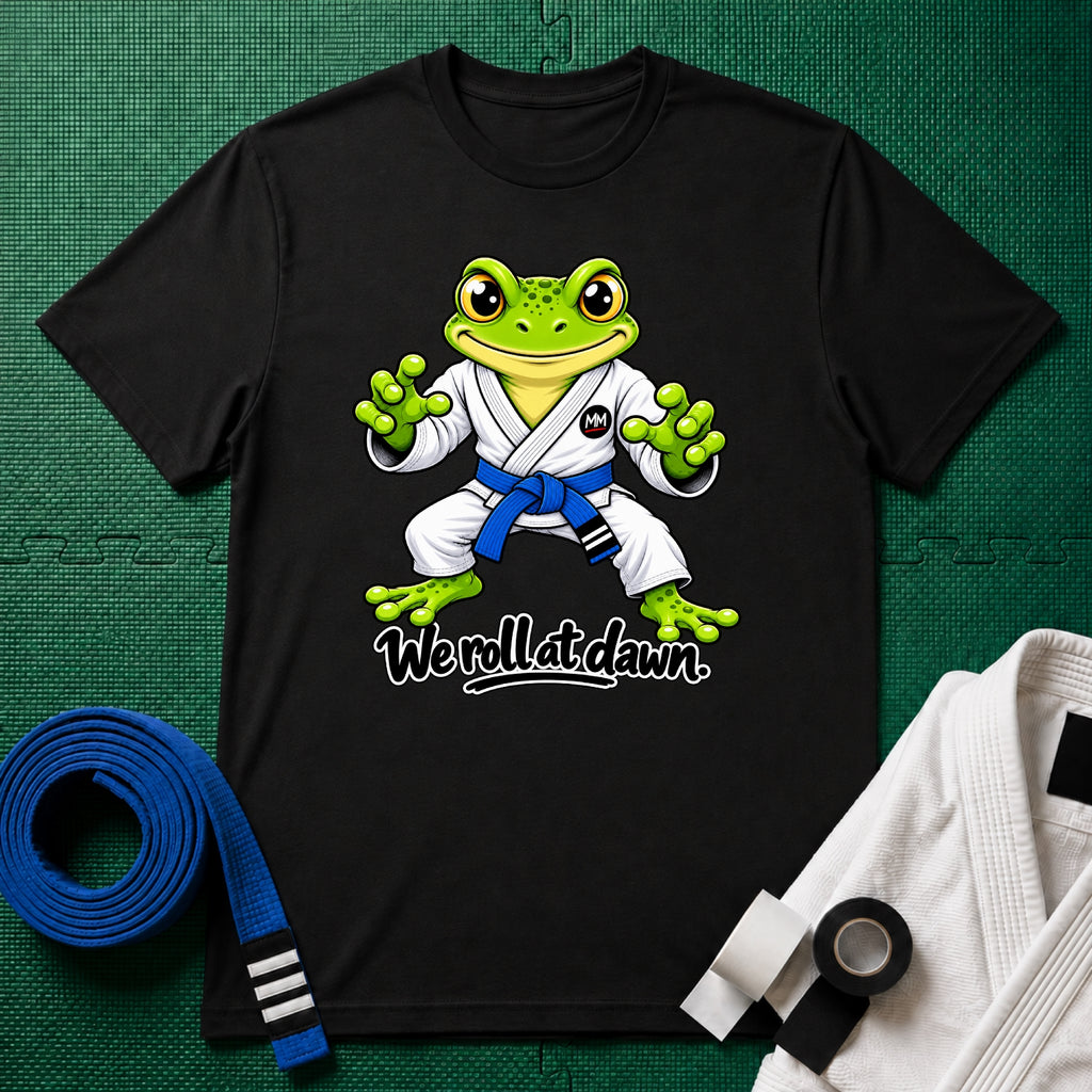 We Roll Blue Belt T-Shirt
