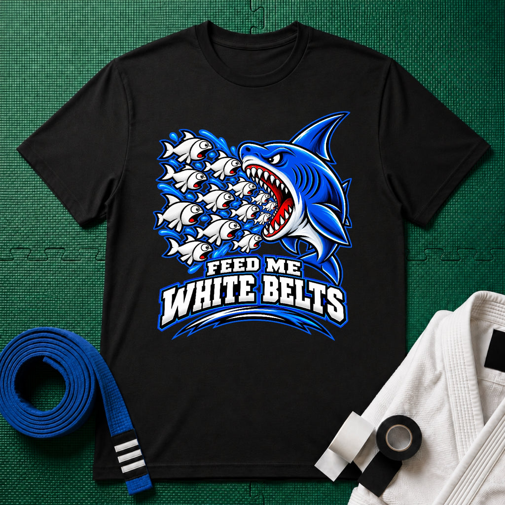 Feed Me Blue Belt T-Shirt
