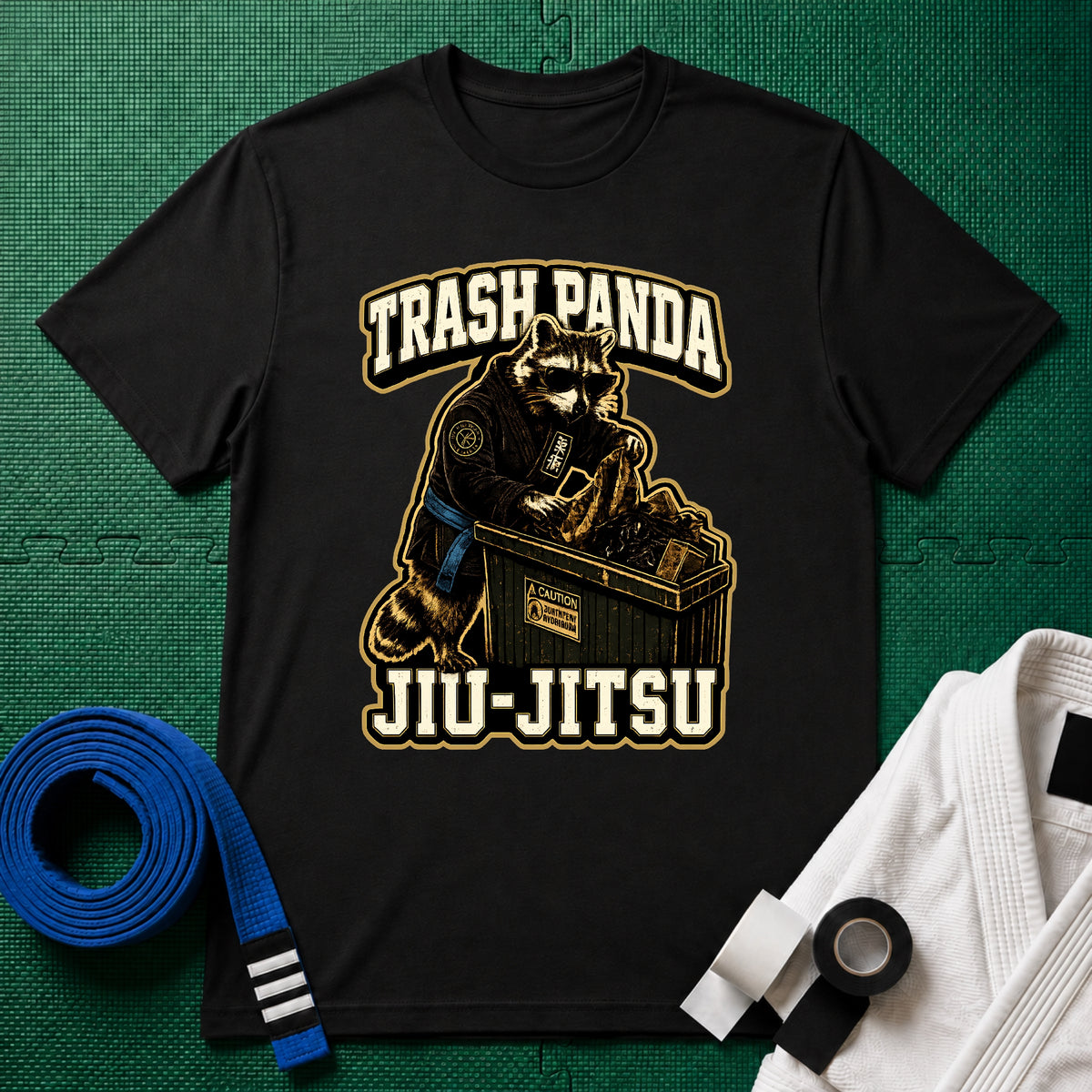 Trash Panda Blue Belt T-Shirt
