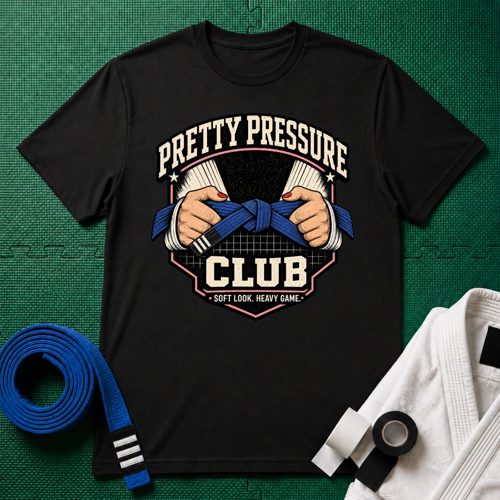 Pretty Pressure Blue Belt T-Shirt