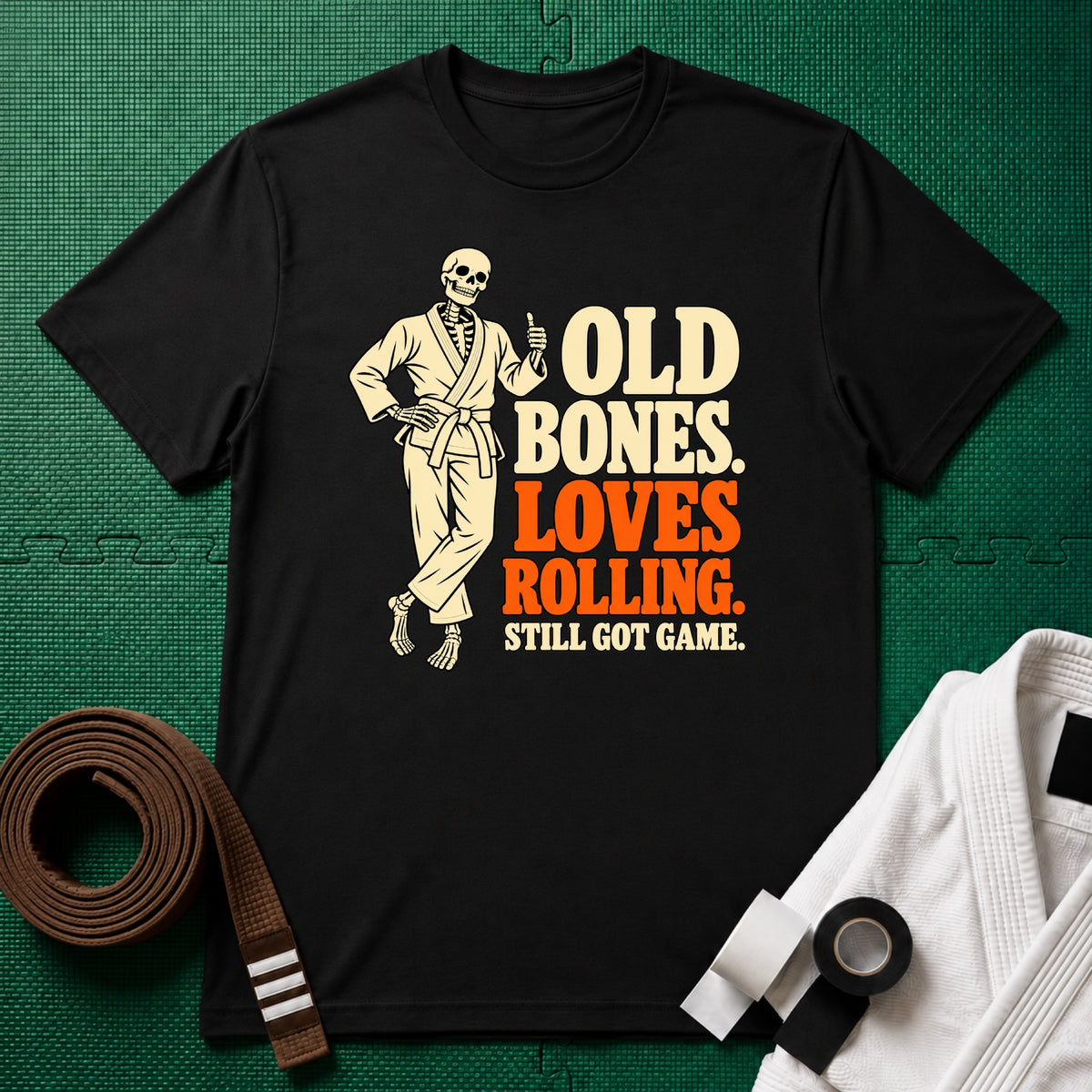 Old Bones T-Shirt in Black