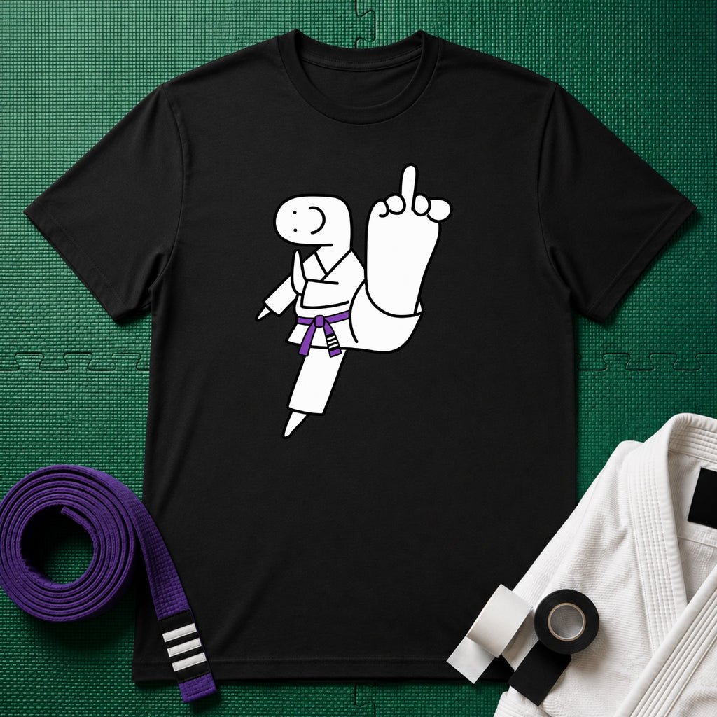 Middle Toe Purple Belt T-Shirt
