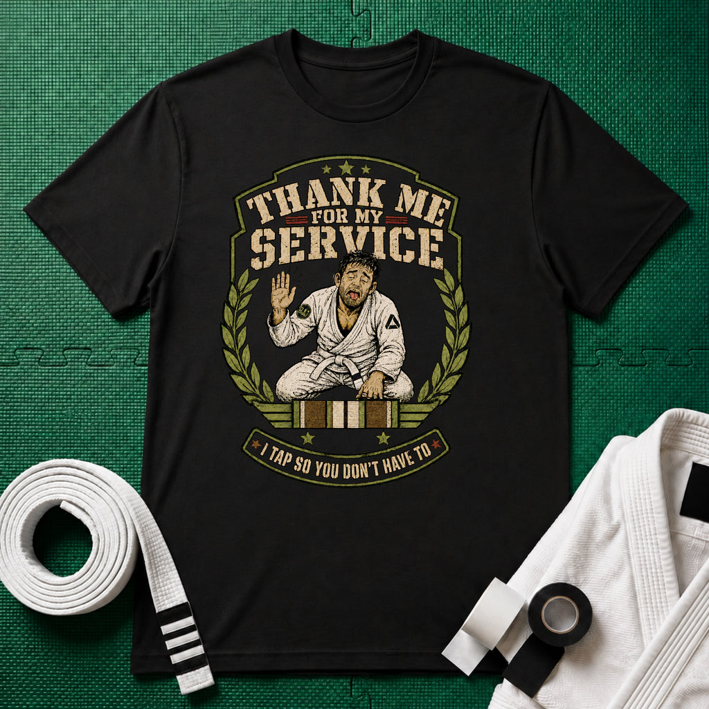 Thank me White Belt T-Shirt