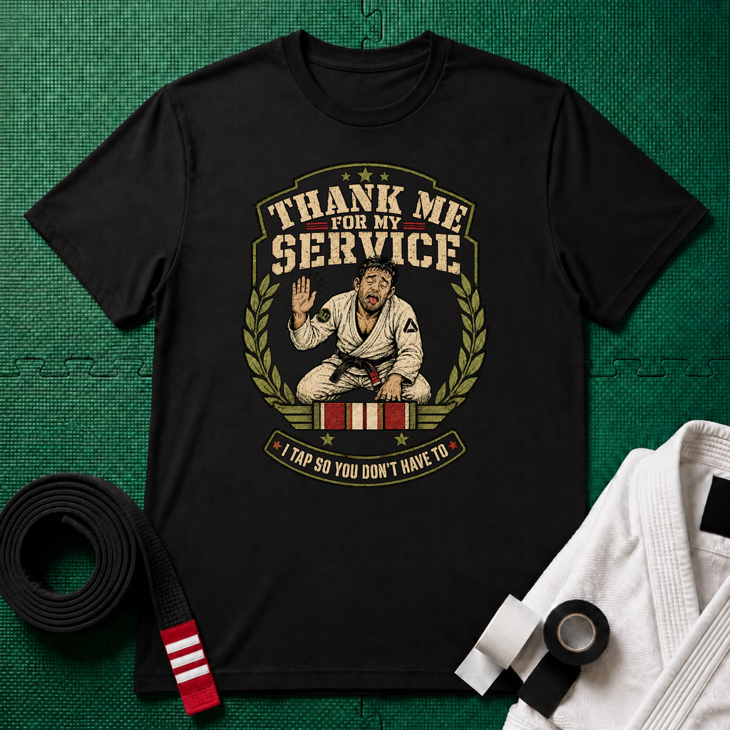 Thank me Black Belt T-Shirt