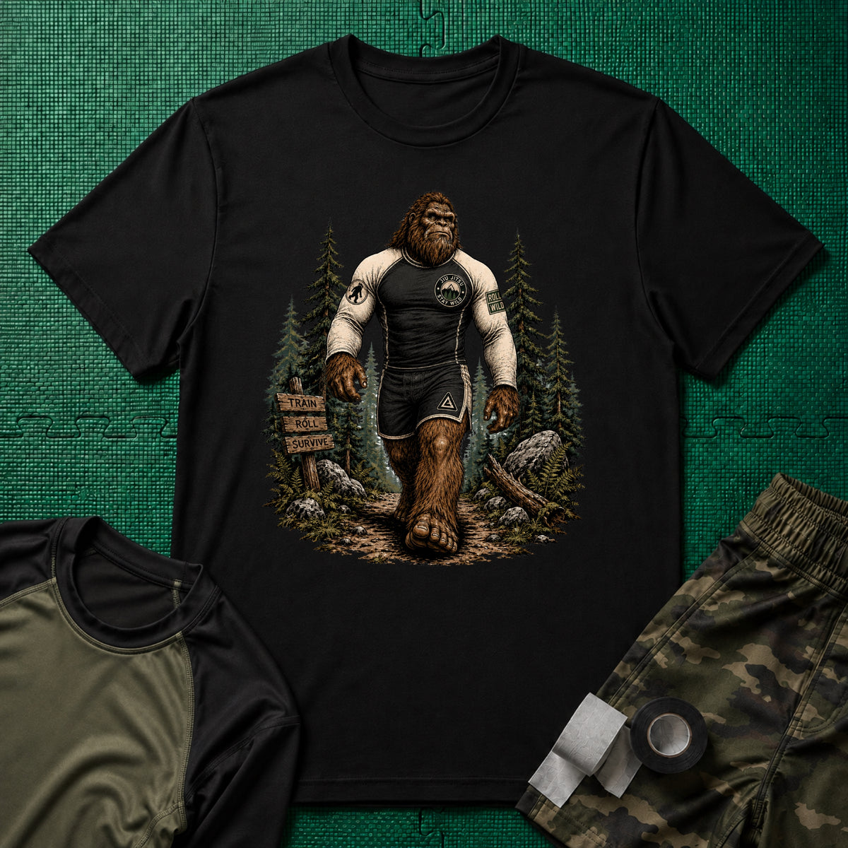 Bigfoot Forest No Gi Belt T-Shirt