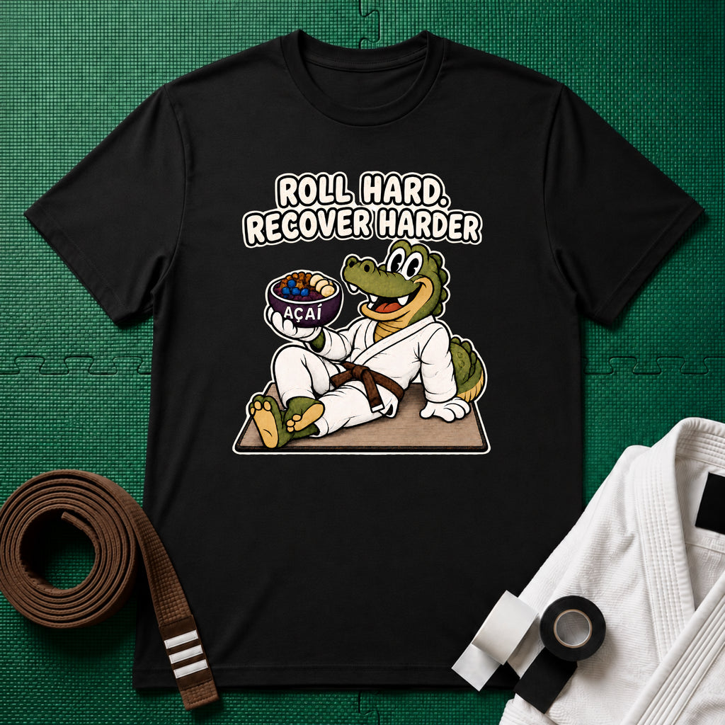 Roll Hard Brown Belt T-Shirt