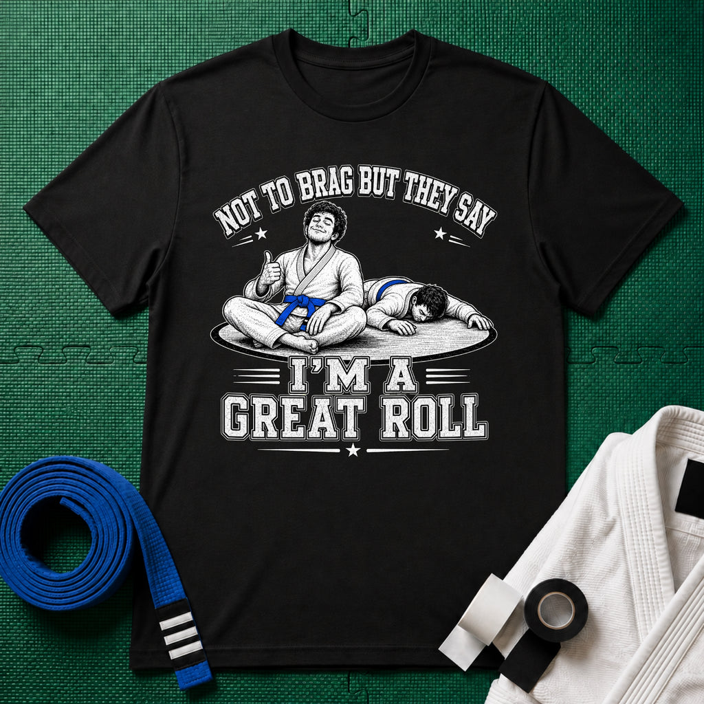Not to Brag M Blue Belt T-Shirt